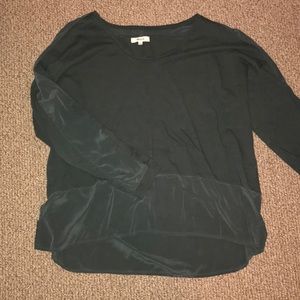 Madewell high-low knit top